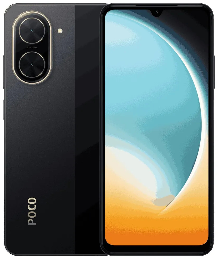 Смартфон POCO C71 3/64 ГБ черный
